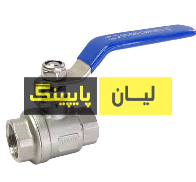 شیر گازی استنلس استیل 1000 وگ ساکت ولد دو تیکه استنلس استیل 304 اروپایی